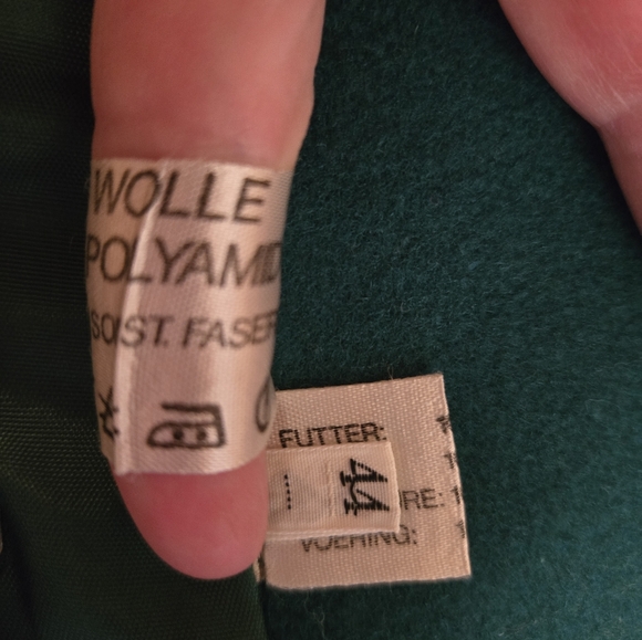 Teal wool peacoat - Picture 5 of 6